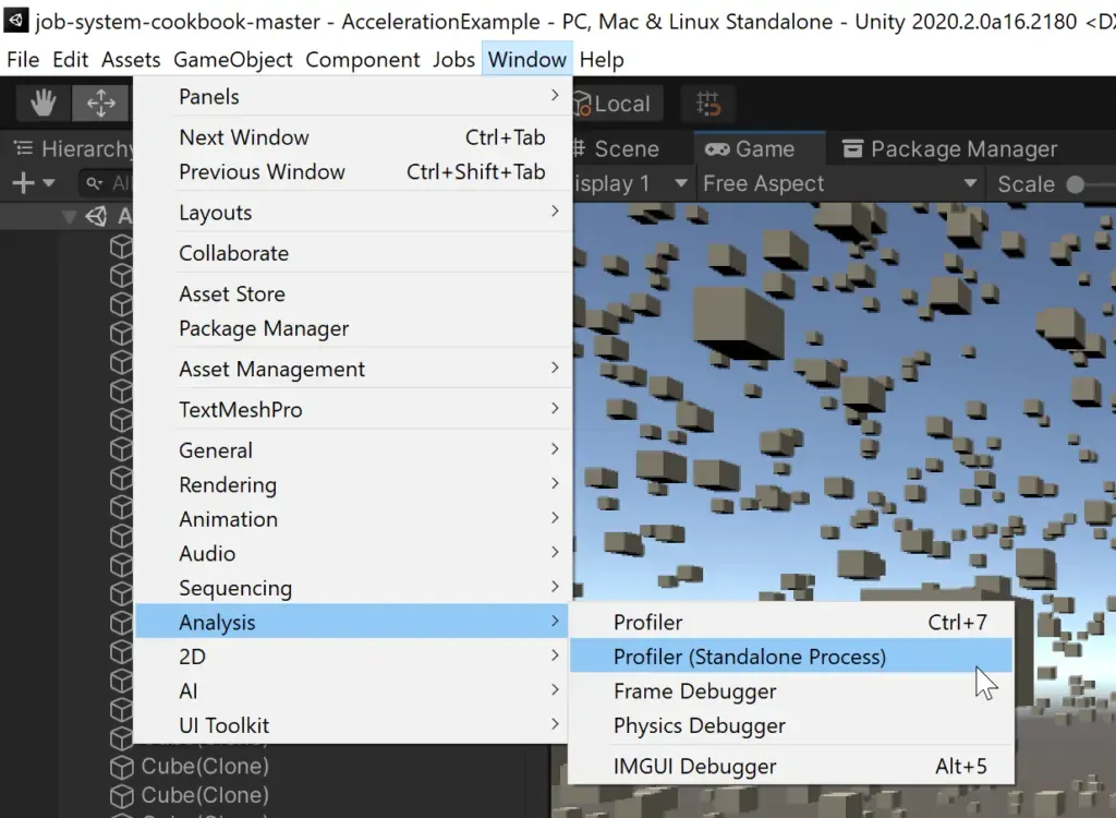 Unity Profiler: Launching Standalone Mode