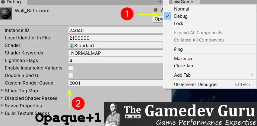 Unity Standard Shader: Material’s Render Queue