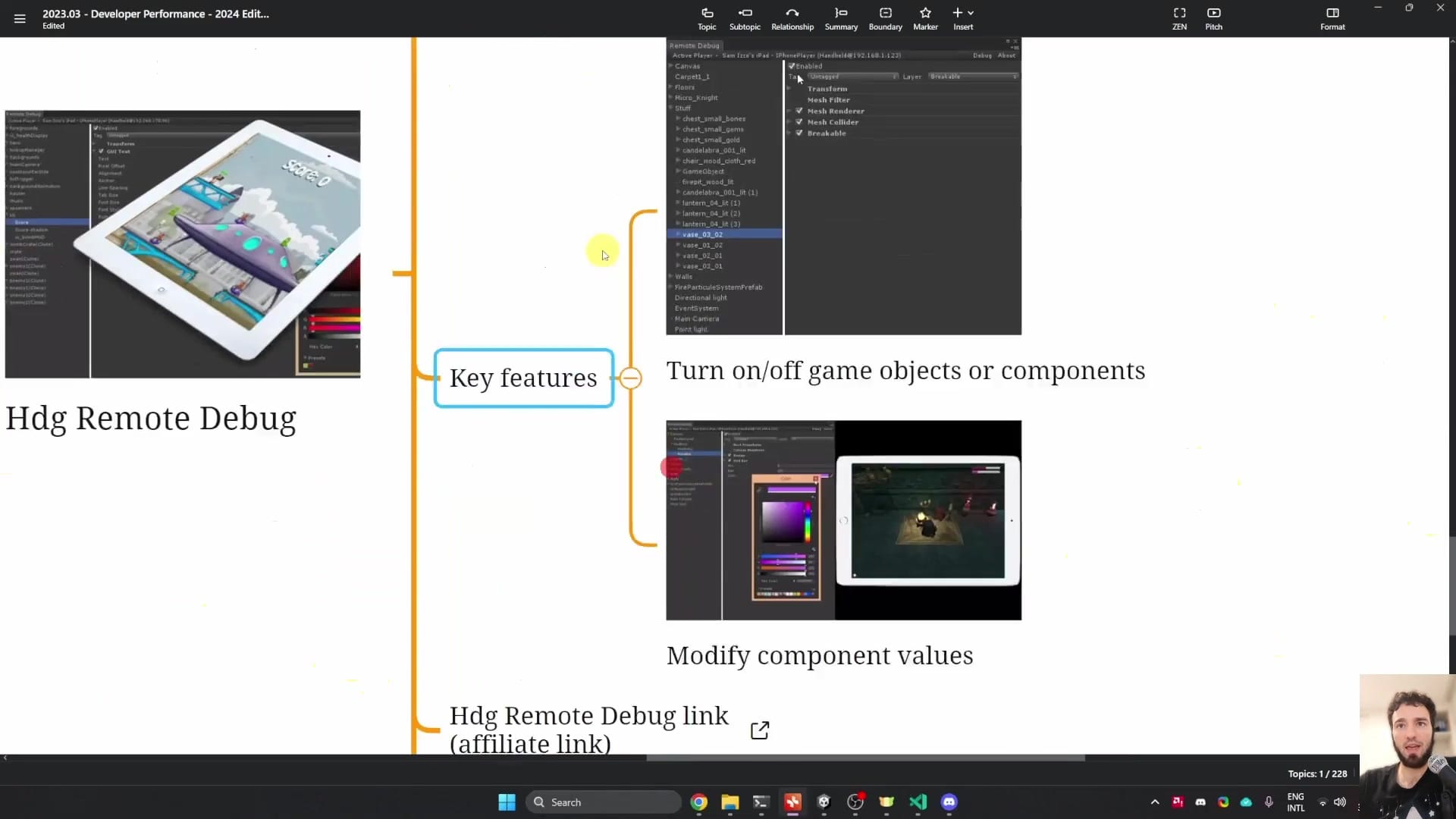HDG Remote Debug: remote hierarchy inspection, toggles, and live component value edits