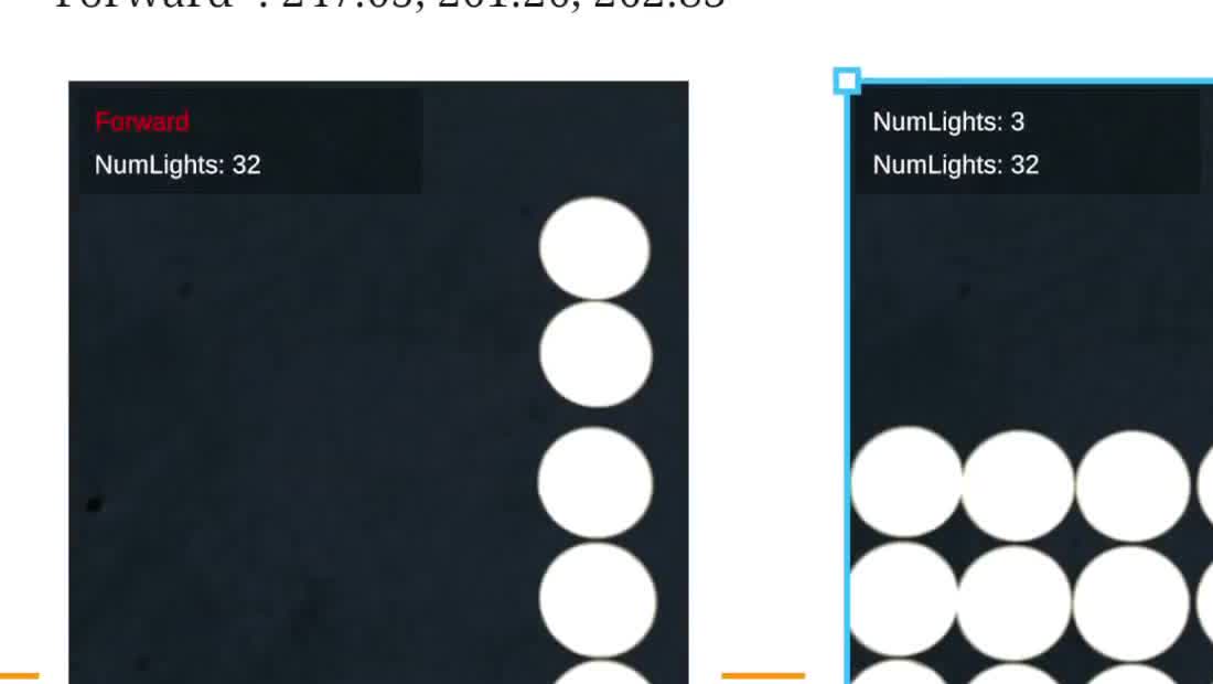Forward versus Forward Plus comparison at 32 lights