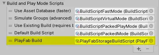 Addressable System Settings: Adding PlayFab Builder