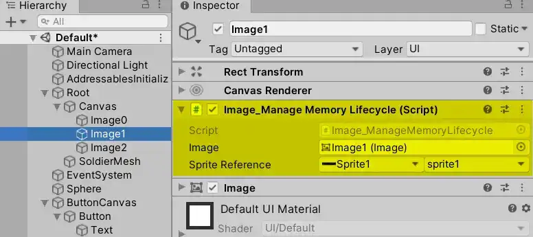 OnDisable: Memory Gains for UI Images
