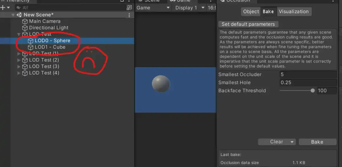 LODs & Occlusion Culling Problems